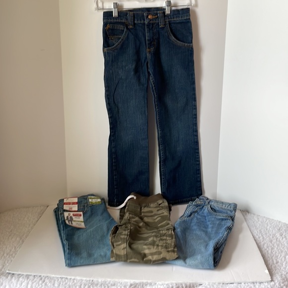 Wrangler Other - Wrangler Big Boys Size 8 Jeans Bundle of 4